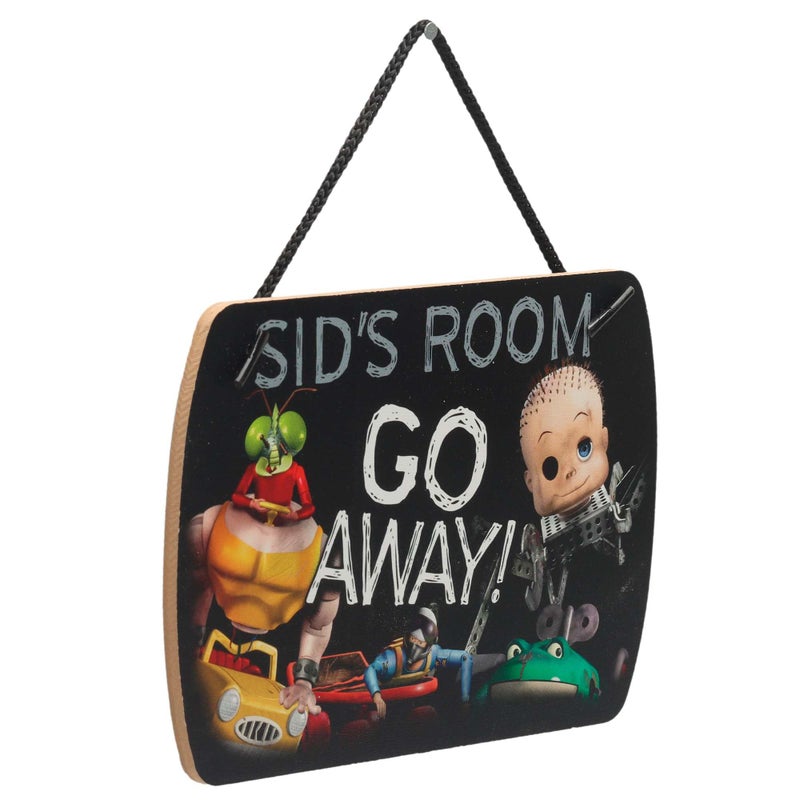 Open Road Brands Disney Pixar Toy Story Andys Room and Sids Room Reversible Hanging Wood Sign - Fun Double-Sided Toy Story Wall Decor - Image 5